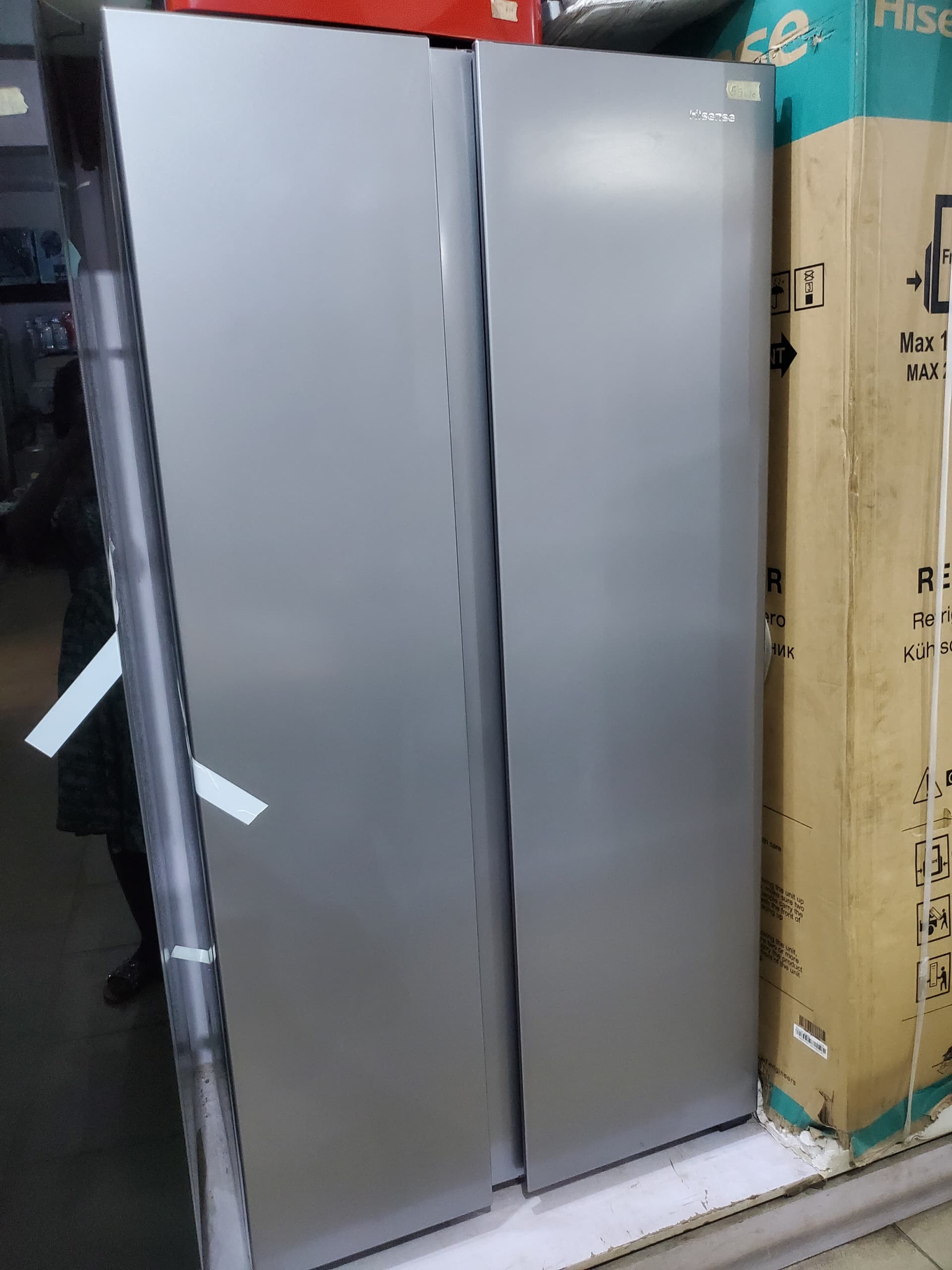 Hisense side-by-side refrigerator